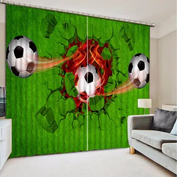 

Modern Living Room Bedroom Curtains Thicking Polyester/Cotton Curtains For Window ball Decor Children Room Curtains
