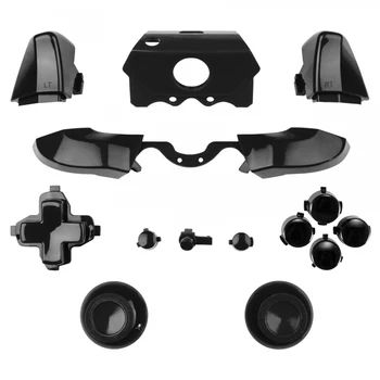 

Solid Black Replacement Buttons Set for Xbox One Controller 3.5 mm Jack 1697 for Xbox One Elite Controller 1698 #NXOJ0809