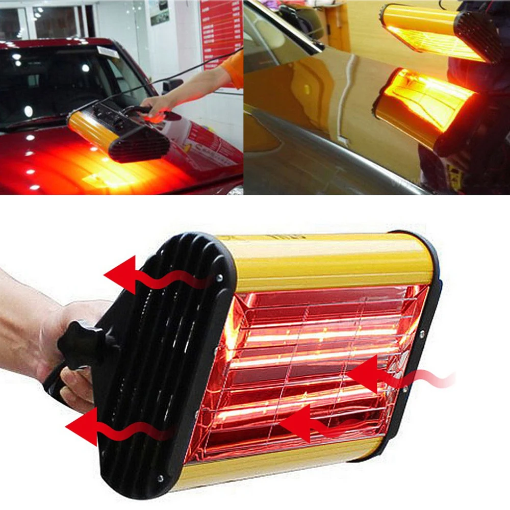 

Car Body Paint Repair Painting Infrared Lamps Handheld Paint Curing Lamp Auto Automotive Bake Handhold Heating Ligting Lamp