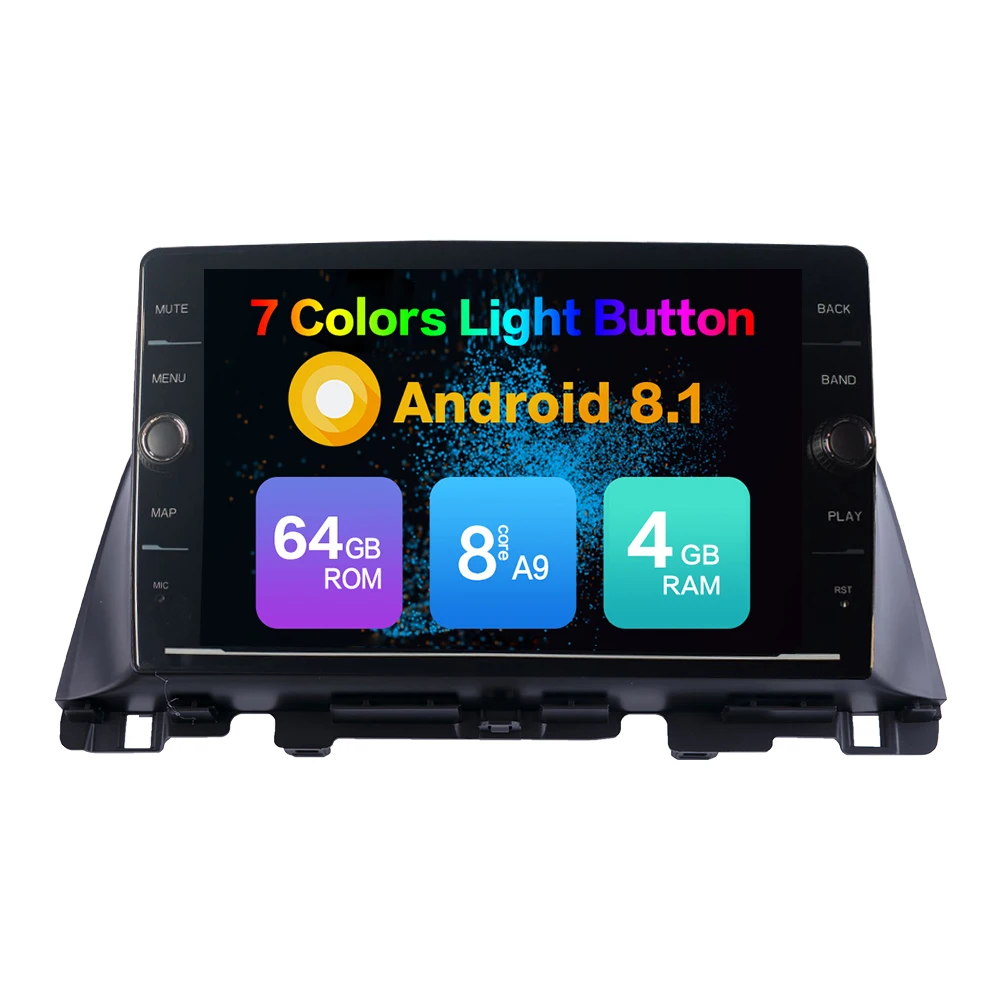 Octa Core 4 Гб Оперативная память 64 Гб Встроенная память Android 8,1 автомобильный DVD gps плеер аудио автомобиля стерео для KIA K5 автомобильный мультимедийный плеер