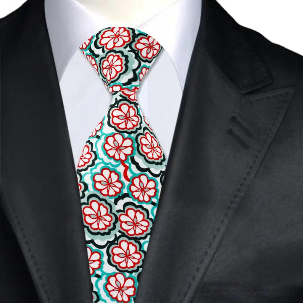 mens blue floral ties