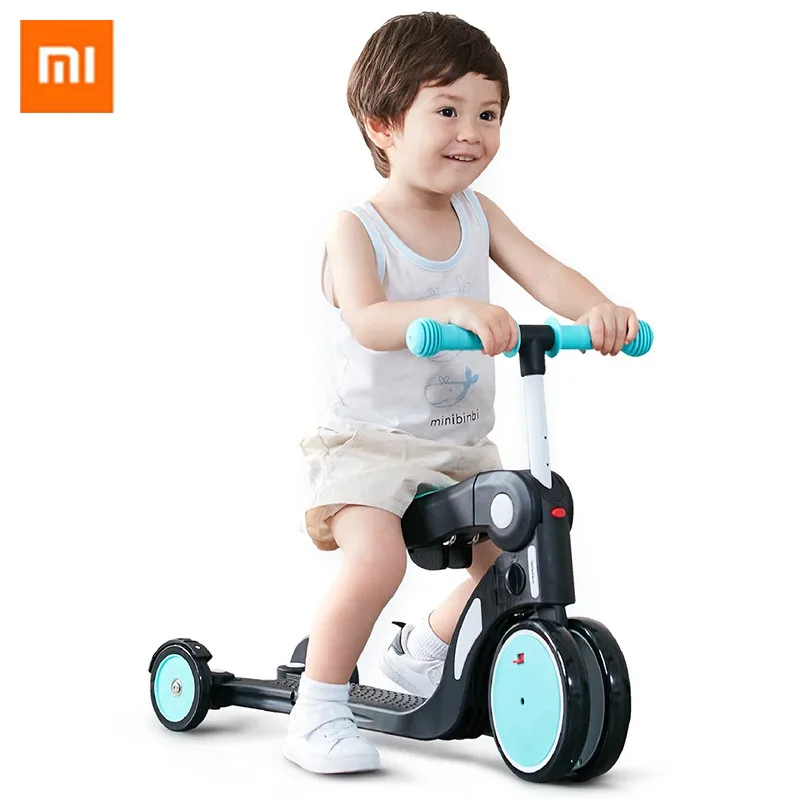 

Xiaomi youpin 5-In-1 Multi-Function Baby Balance Car Deformation TPR Anti-Slip Cushion 3 Adjustable Heights Kids Sport Toy