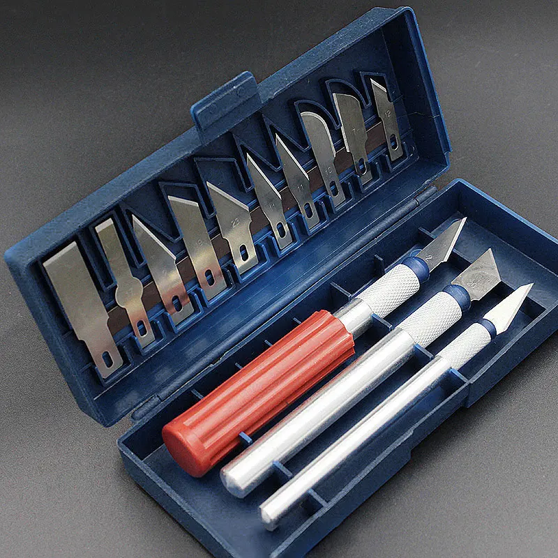 

13pcs Portable Wood Carving Tools Fruit Food Craft Sculpture Engraving Scalpel DIY Cutting Tool -- WWO66
