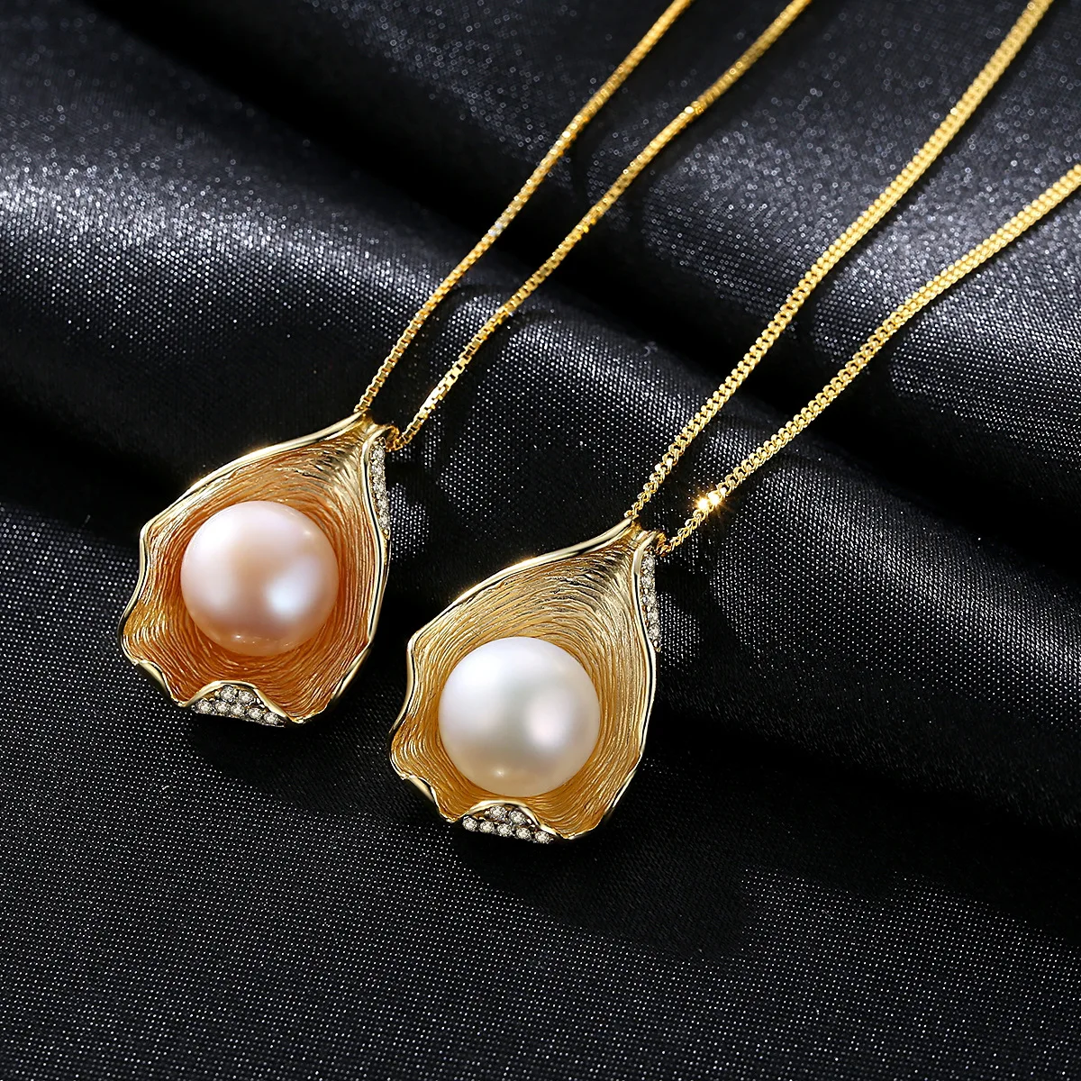 

Fashion S925 sterling silver female necklace with chinese natural freshwater pearl pendant jewelry design