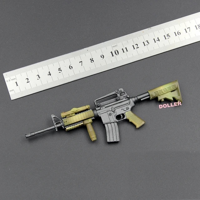 16 Scale Action Figure Model Toy Special Forces M4 Assault Rifle Gun