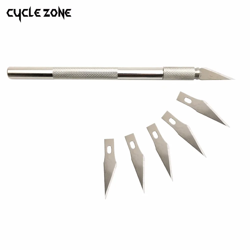 

6 Blades Wood Carving Tools Fruit Food Craft Sculpture Engraving Knife Scalpel DIY Cutting Tool PCB Repair