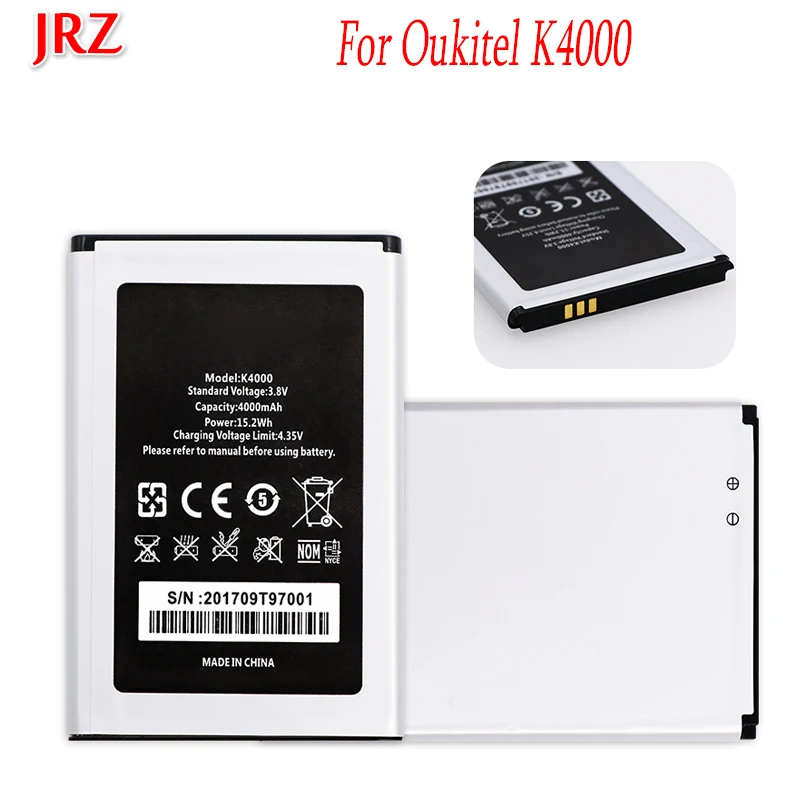

4000mAh For Oukitel K4000 Battery Mobile Phone High Quality Large Capacity Replacement Backup battery