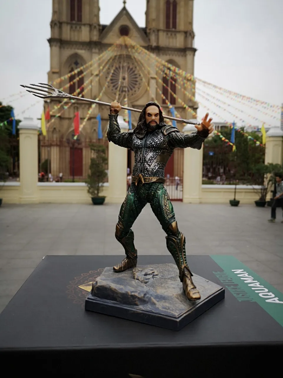 Железный DC Justice League Aquaman статуя экшн ПВХ Коллекционная фигурка игрушки 23 см 1/10