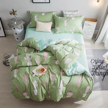 

Pastoral Style flowers 4 Pieces Bedding Set Including Duvet Cover sheet Pillowcase Twin Full Queen King Size
