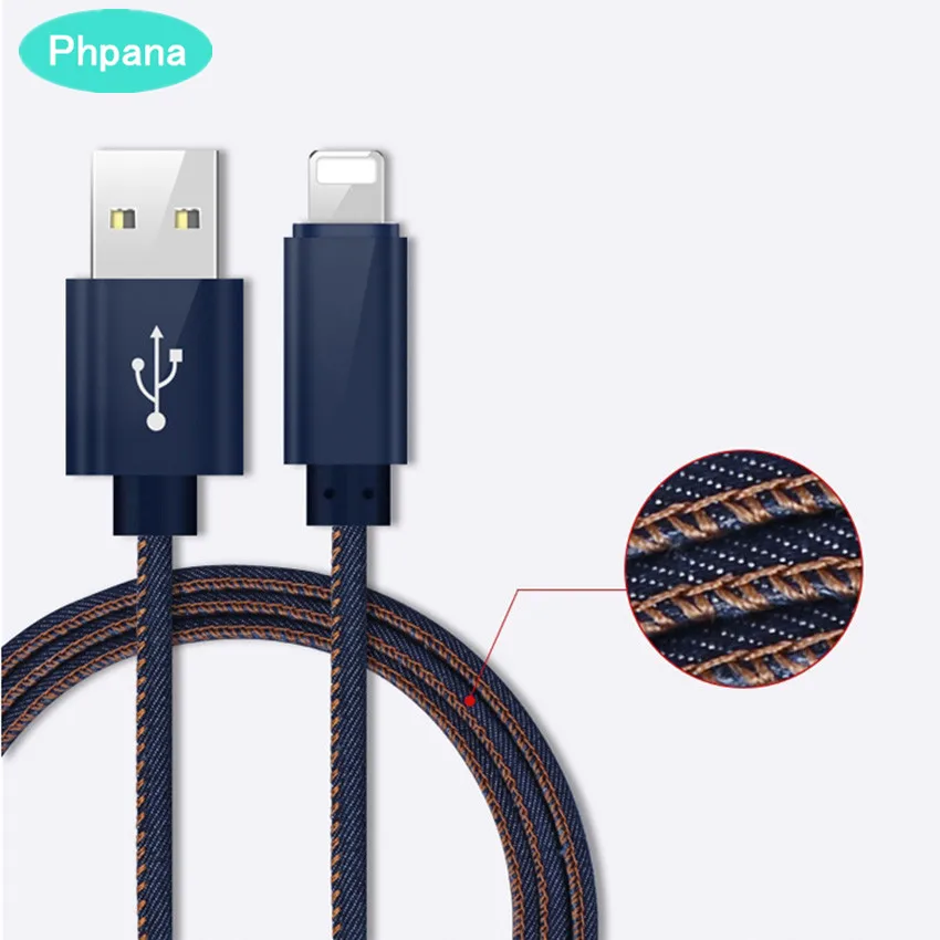 

USB Cable 2.4A Nylon Fast Charging USB Data Cable for Samsung Xiaomi LG Iphone Huawei Tablet Mobile Phone USB Charging Cord