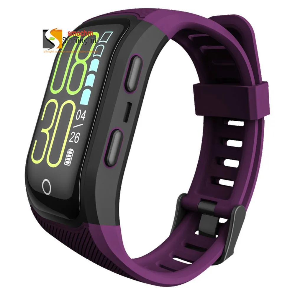 

Smochm Color Touch Fitness Band GPS Tracker Smart Bracelet Sports Ecg Ppg Waterproof Pedometer Heart Rate Relojes Smart Watch
