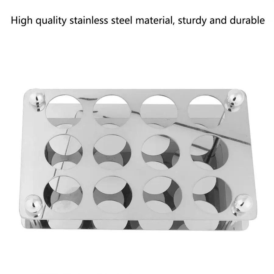 Bar Tools Wine Glass Rack Stemware Wine Glass Holder Glasses Storage Hanger Drying Rack with 12 Holes Bartending Kit