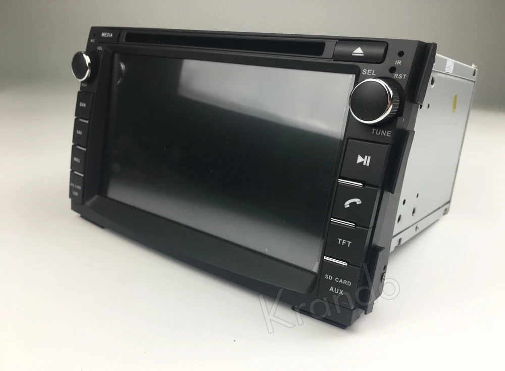 Best Krando Android 9.0 7" android car dvd player radio gps for kia ceed 2006-2012 navigation multimedia system WIFI 3G BT DAB+ 15