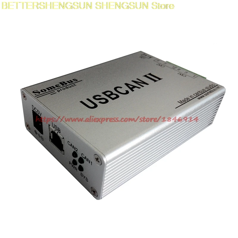 II анализатор шины ZLG совместимый с USBCAN2 Чжоу Ligong USB CAN модуль Интерфейсная карта