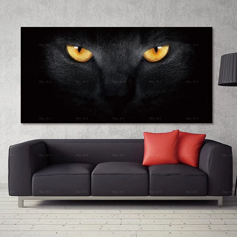 Poster Canvas art Pictures Wall Pictures Animal cat Art Painting No Framex canvas wall art elephant cuadros decoracion salon art