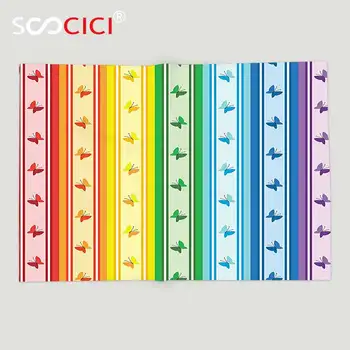Custom Soft Fleece Throw Blanket Geometric Decor Striped Rainbow Pattern with Buttferflies Mixed Harmony Geometric Graphic Custom Soft Fleece Throw Blanket Geometric Decor Striped Rainbow Pattern with Buttferflies Mixed Harmony Geometric Graphic