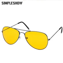 SIMPLESHOW очки ночного видения мужские солнцезащитные очки для вождения женские очки Желтые красные линзы антибликовые очки унисекс UV400