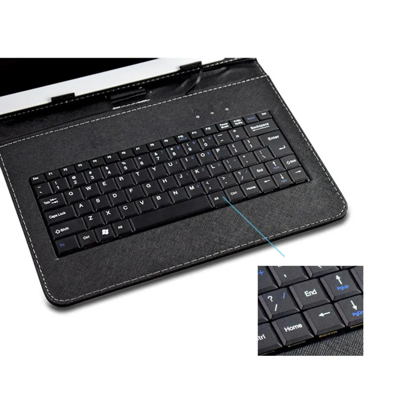 2 в 1 Пыленепроницаемая клавиатура черный PU+ PC кожаный чехол с подставкой чехол для планшета Yuntab 10,1 дюймов со встроенной USB проводной клавиатурой