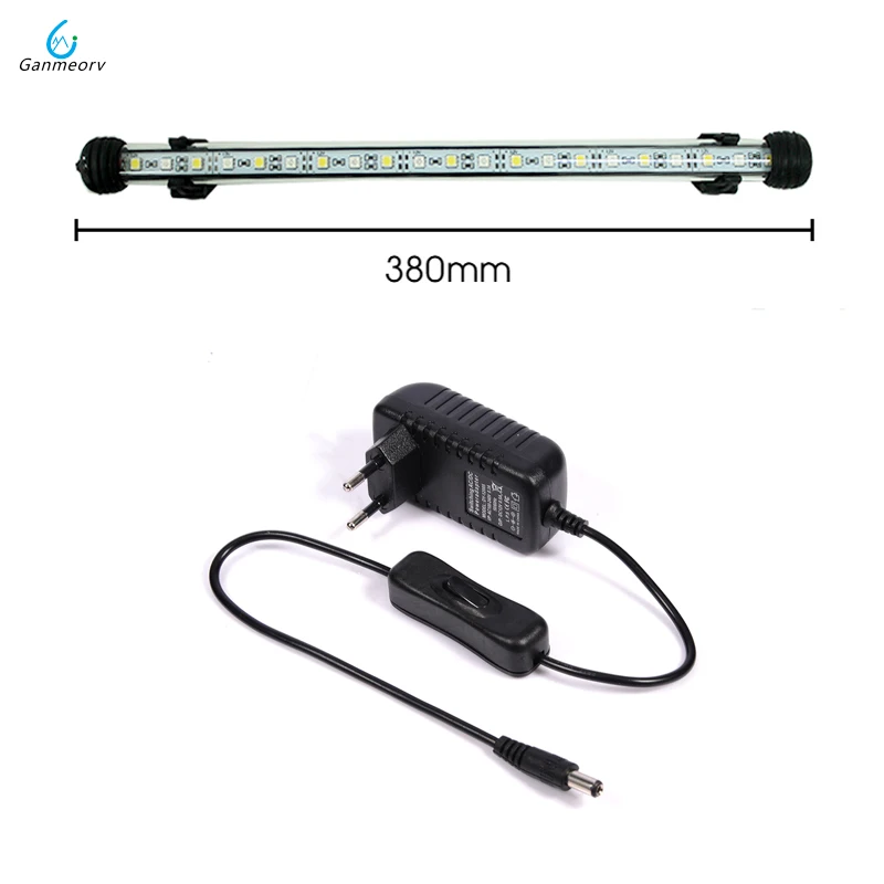 

38cm Aquarium LED Fish Tank lamp LED Tube Bulb 21 LEDS Bar Light Submersible Waterproof 100-240V EU US SAA UK Plug