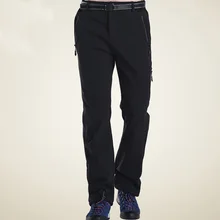 Новые зимние теплые флисовые брюки для рыбалки, кемпинга, походов, лыжных брюк, водонепроницаемые ветрозащитные походные брюки