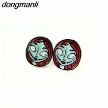 WS1218 Новое поступление, Кошмар перед Рождеством, серьги для женщин, серьги-гвоздики, женский подарок, модные ювелирные изделия, аксессуары