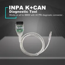 INPA K+ CAN K CAN FT232RQ чип с переключателем для BMW USB интерфейс Кабельная линия полный диагностический инструмент OBD сканер ремонт автомобиля