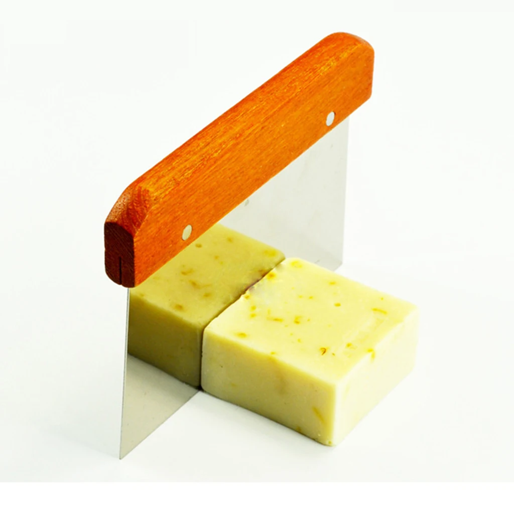 Wood Soap Cutter Mould Beveler Planer + Silicone Soap Mould with Lid Soap Making Mold + 2pcs Cutter Slicer Home Kitchen Tool
