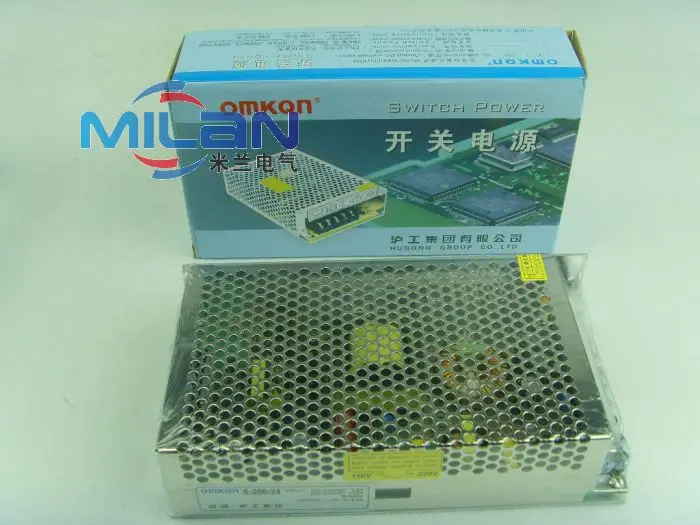 

1Pcs S-200-24 Series Switching Power Supply Monitoring Power LED Power Transformer Power 200W 24V 8A