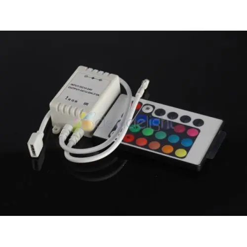5 шт. RGB светодиодный контроллер 24 клавиши ИК пульт DC12V для SMD 3528 5050 светильник|led
