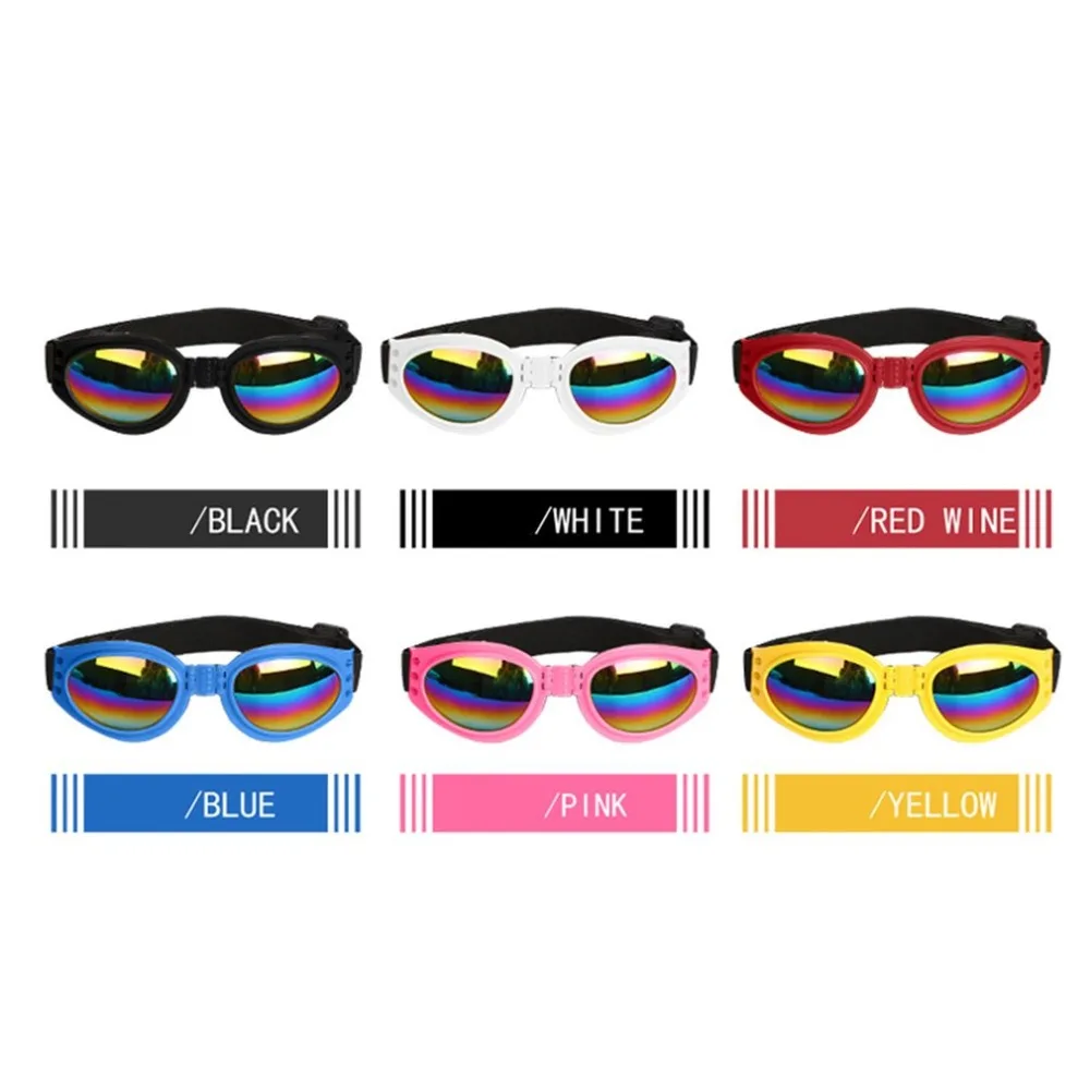 

Fashionable Dogs Sunglasses Windproof Pet Goggles Eye Wear UV Protect Sun-resistant Dog Sunglasses Accessories
