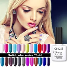 CNDSE 10ML/Bottle 96 Colors Soak-off UV Led Gel Polish Nail Art Manicure Nail UV Colorful Gel Lacquer Nail Polish