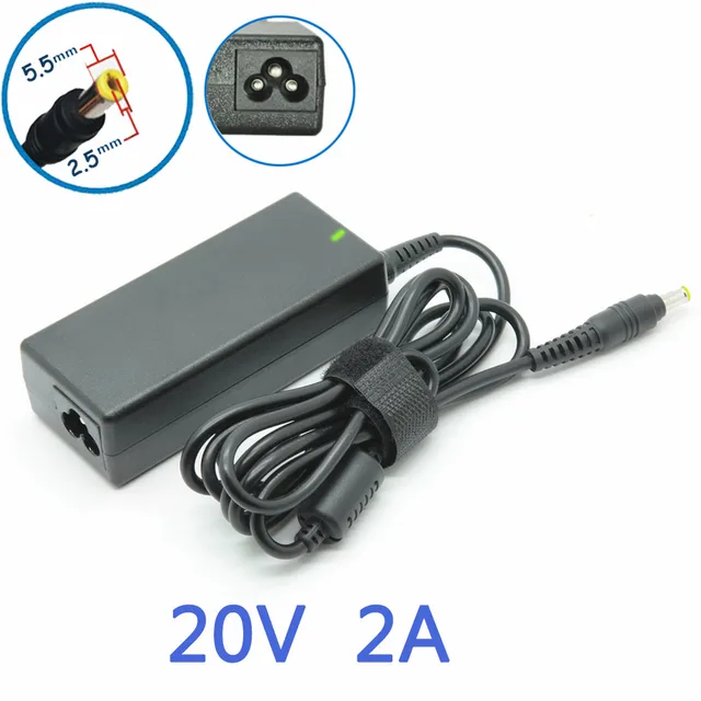 v 2a 40w 5 5x2 5mmac Adapter Battery Charger For Lenovo Ideapad S100 S110 S0 S5 S6 U90 F50 S9 S10 S10 2 X110 X1 X130 In Laptop Adapter From Computer Office