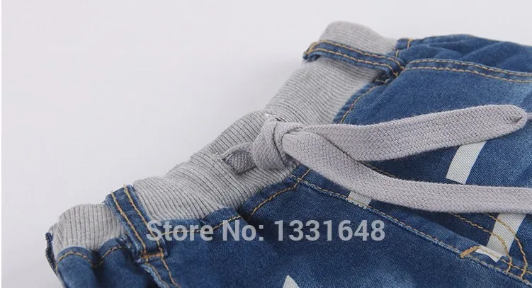 Г. Модные осенние джинсы для маленьких мальчиков высокого качества детские джинсовые штаны детские брюки с принтом со звездой для детей от 3 до 8 лет