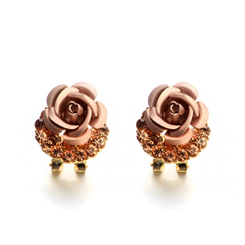 2018 Fashion earrings for women Bohemia Flower Rhinestone  Earrings For Women Summer Style Jewelry Brincos Bijoux Femme J06#N (4)