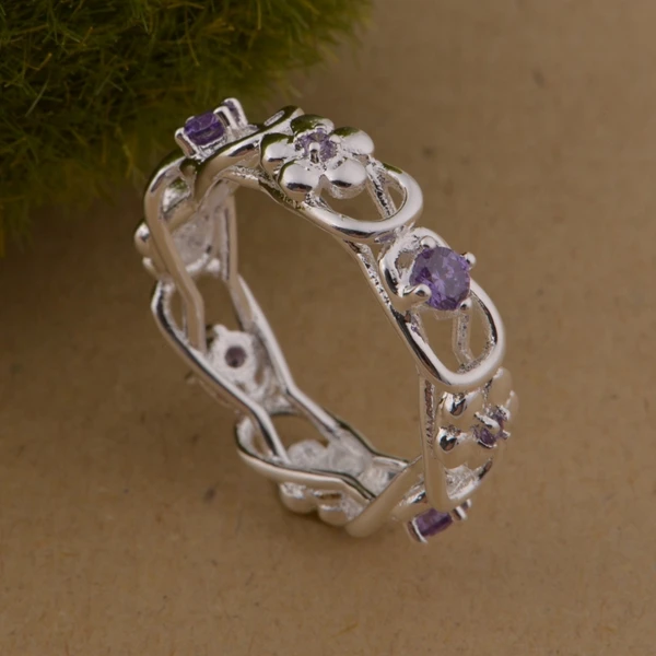 

wholesale free shipping 925 silver Fashion jewelry rings WR-1066
