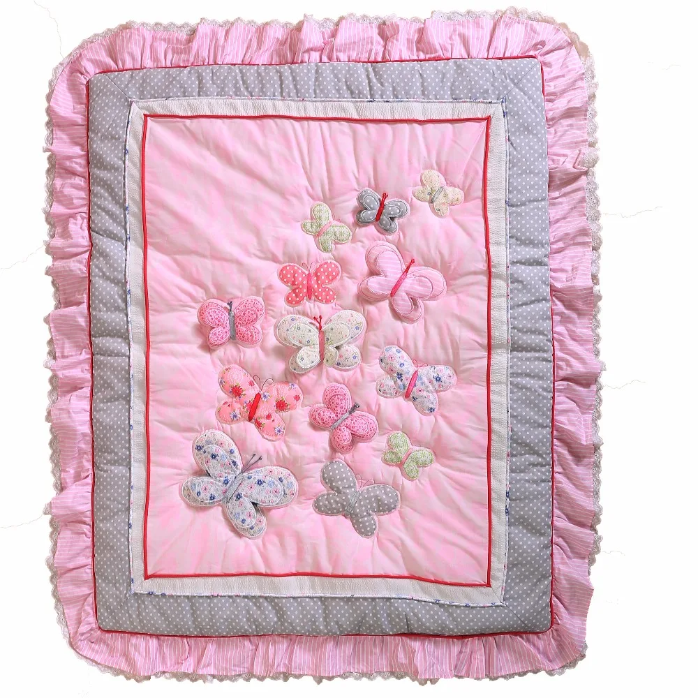1 Pcs Bird print baby quilt Thin section Baby bedding accessories Cartoon quilt