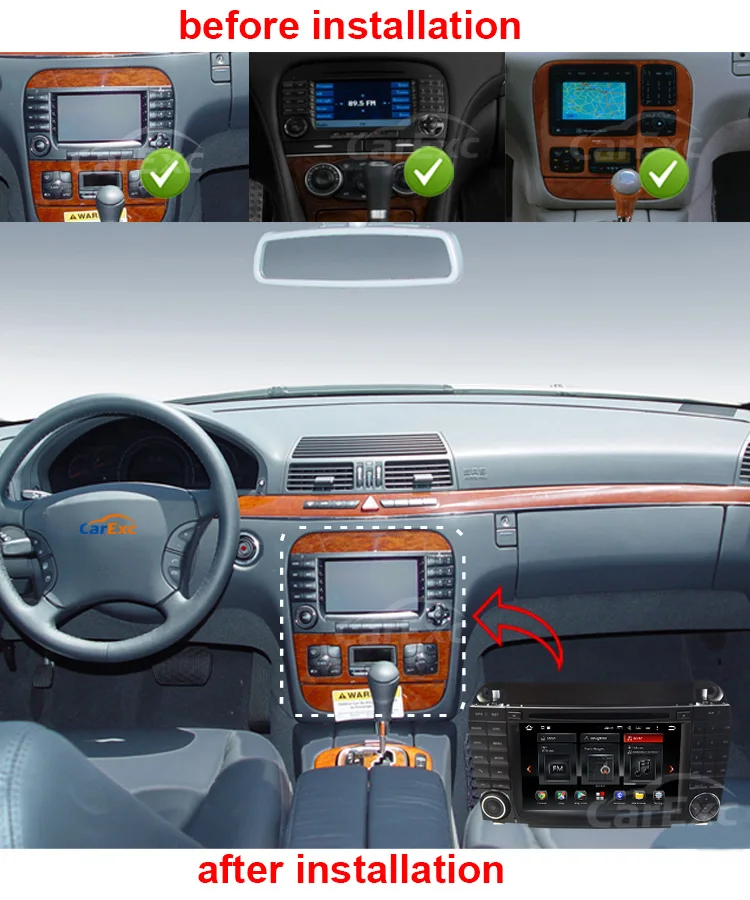 Flash Deal 7 Inch Android 9.0 Octa Core Car Radio Stereo Systemr For Mercedes Benz S320 S350 S400 W220 W215 S Class GPS Multimedia Unit. 0
