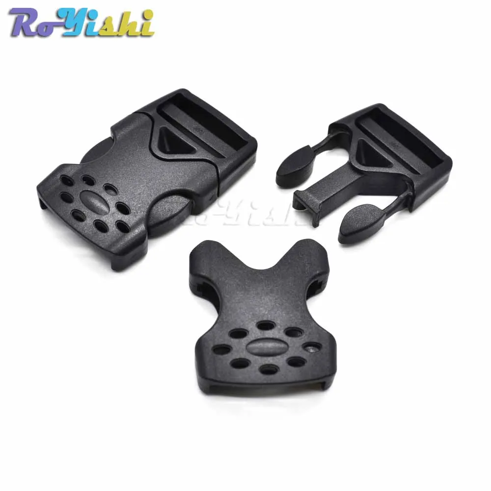 2pcs/pack Plastic Inner Hook Buckle For Tactical Backpack Travel Bag Webbing 20mm 25mm 32mm 38mm 50mm