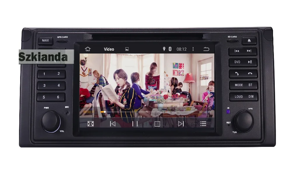 Best Free Shipping 2 din Car DVD GPS Navi for bmw e39 E53 X5 With GPS Bluetooth Radio USB SD Steering wheel control rear Camera map 4