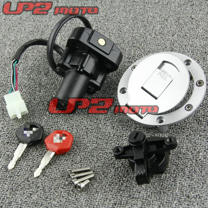Fuel Gas Cap Ignition Switch Seat Lock Key Kit For Yamaha XJR400 XJR1200 XJR1300