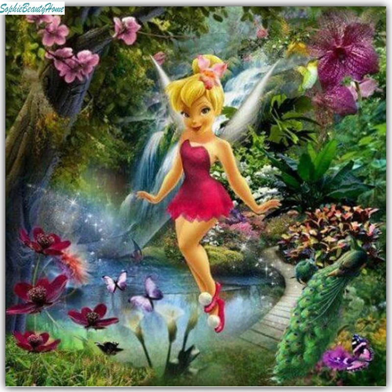 Sophie Beauty Home Алмазная краска анимированный персонаж Фея 5d Сделай Сам Вышивка