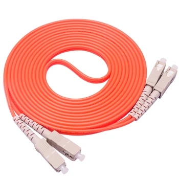 

5PCS /Lots Duplex Multimode SC /UPC to SC/UPC Fiber Optic Optical Patch Cord