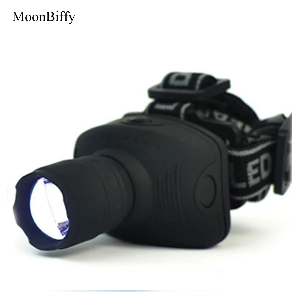 

1pc Wholesale Dropshipping MOONBIFFY 1800Lumen Headlamp CREE LED Headlight Flashlight Frontal Lantern Zoomable Head Torch Light
