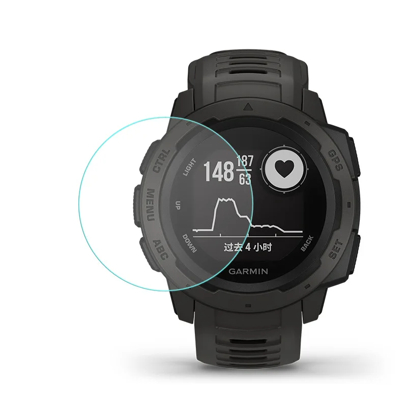 Закаленное стекло протектор экрана для Garmin Instinct gps Smartwatch защита экрана 0,3 мм 2.5D 9 H прозрачная пленка