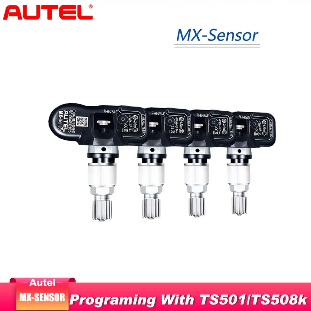 

Autel TPMS Sensor 433MHz 4PCS Tire Repair Car Repair Tool Auto TPMS Sensor Tire Pressure Monitoring Work With TS501/TS508k