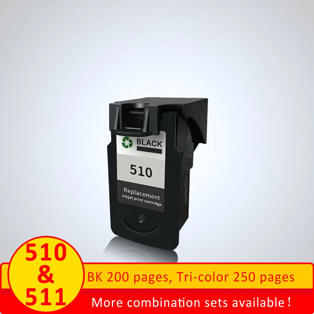 XiangYu PG510 PG 510 PG 510 XL Refilled BLACK Ink font b Cartridge b font For