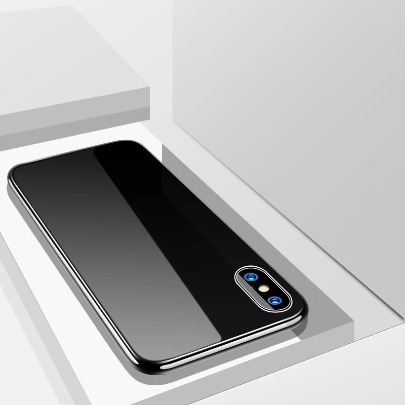 Для iphone 8 Стекло чехол для 6 7 Plus X роскошный защитный стекло Cove|Чехлы-накладки| |