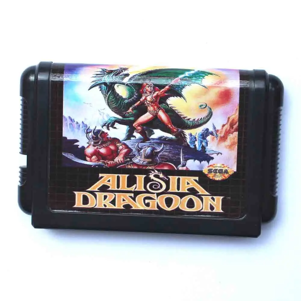 Игровая карта Alisia Dragoon 16 бит MD для Sega Mega Drive Genesis|alisia dragoon|16 bitmd game |
