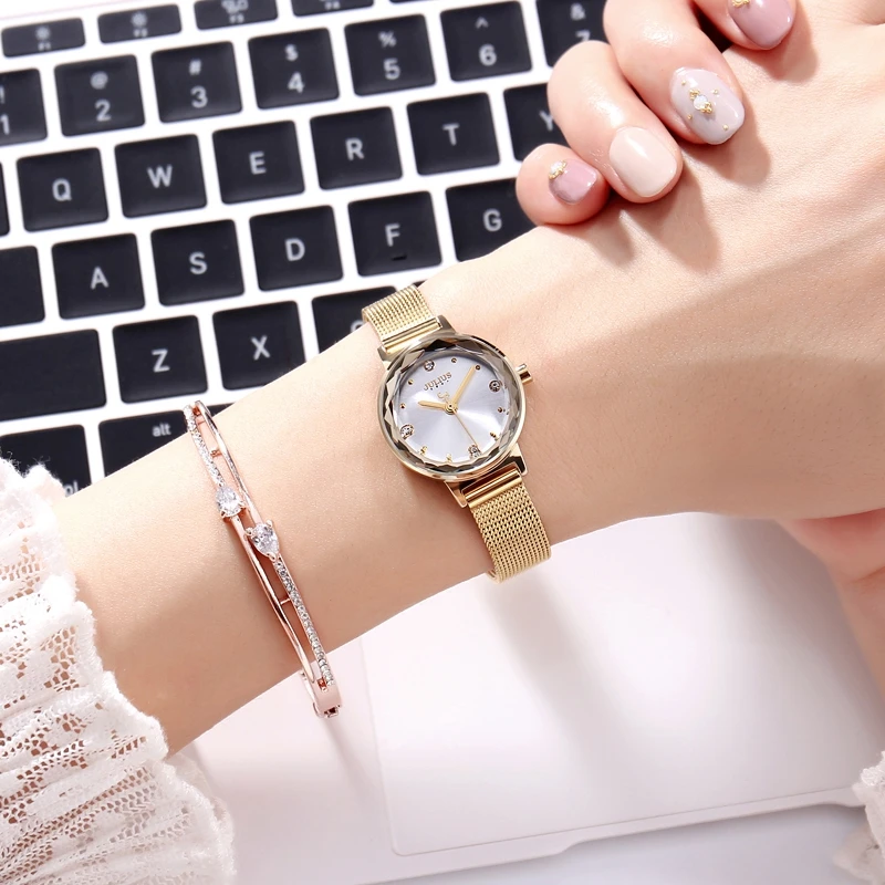 Ladies steel mesh gold silver quartz wristwatch Women fashion casual rhinestone stone watch Famous brand Julius 914 gift box HOT Ladies steel mesh gold silver quartz wristwatch Women fashion casual rhinestone stone watch Famous brand Julius 914 gift box HOT