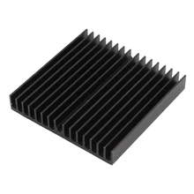 Горячая 1 PCS Алюминиевый Радиатор 60mm x 60mm x 10mm черный